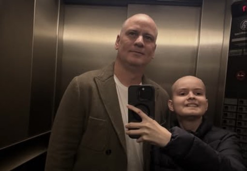 Il portiere si era rasato i capelli in segno di vicinanza al figlio - dal profilo Instagram