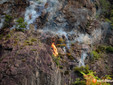 Alcune immagini dell'incendio pubblicata da OssolaNews.it Alcune immagini dell'incendio pubblicata da OssolaNews.it