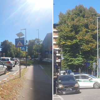 Busto, incidente tra auto e pullman: tutti in coda sul viale Duca D’Aosta