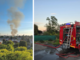 Incendio a Cerro Maggiore, a fuoco una baracca vicino alla piattaforma ecologica