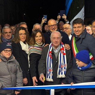 Nuova casa per il Pro Patria Club. Taglio del nastro denso di passione