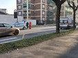 L'incidente avvenuto in via Castelfidardo