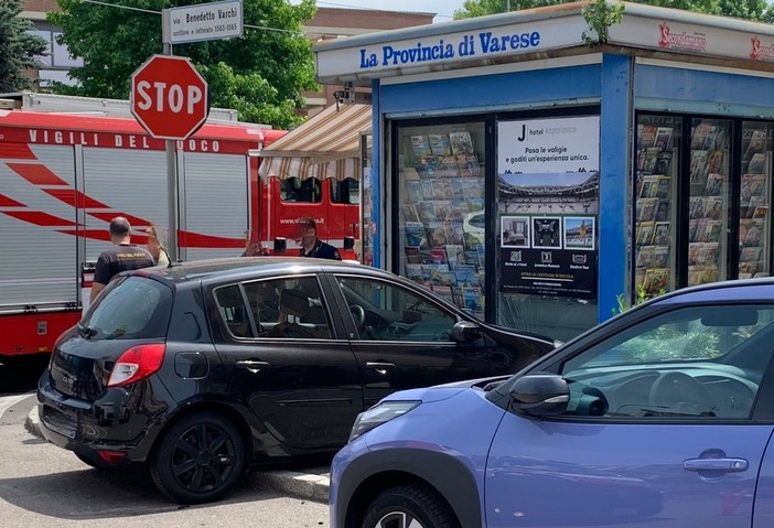 Le immagini dell'incidente di questa mattina in viale Borri Le immagini dell'incidente di questa mattina in viale Borri