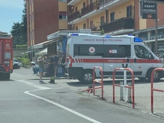 Le immagini dell'incidente di questa mattina in viale Borri Le immagini dell'incidente di questa mattina in viale Borri