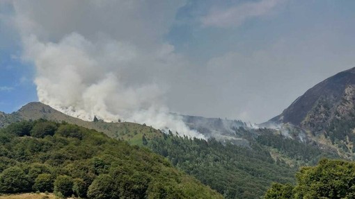 Incendi nel Vco, il fronte avanza: a Piedimulera il fuoco raggiunge il Pizzo Castello. A Calasca due fronti e 150 ettari in fumo Incendi nel Vco, il fronte avanza: a Piedimulera il fuoco raggiunge il Pizzo Castello. A Calasca due fronti e 150 ettari in fumo