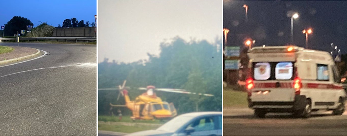 Ancora un incidente in moto: grave un uomo di 45 anni a Gorla Minore