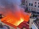 Incendio all'alba a Napoli, in fiamme il Teatro Sannazaro