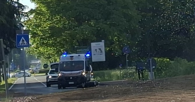 Motociclista a terra e pedone investito. Mattinata di incidenti a Busto Motociclista a terra e pedone investito. Mattinata di incidenti a Busto