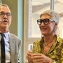 Il dottor Scandroglio con la dg Daniela Bianchi