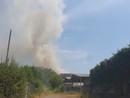 VIDEO. Incendio nell'area di Neutalia a Busto VIDEO. Incendio nell'area di Neutalia a Busto