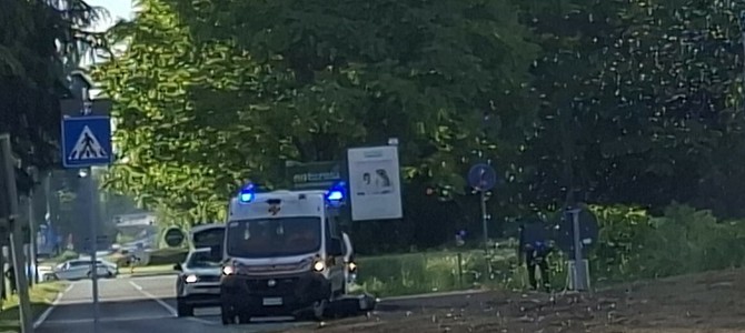 Motociclista a terra e pedone investito. Mattinata di incidenti a Busto Motociclista a terra e pedone investito. Mattinata di incidenti a Busto