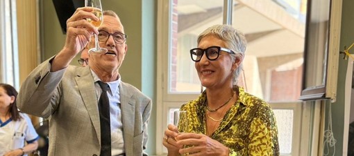 Il dottor Scandroglio con la dg Daniela Bianchi