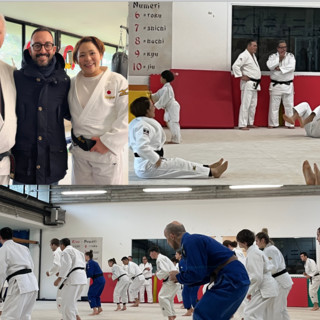 VIDEO E FOTO. La star giapponese e il judo bustocco, parte così la Città europea dello sport: «Un onore e noi fieri della nostra storia»