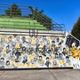 I murales danneggiati - foto dalla pagina Facebook I murales danneggiati - foto dalla pagina Facebook