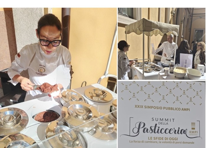 Lucia Sapia ambasciatrice del gusto all'evento dell'Accademia Maestri Pasticceri Italiani