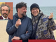 Mario Paglino e Gianni Grossi e, nel riquadro, il vicesindaco di Gallarate Rocco Longobardi