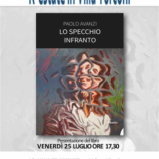Lo scrittore e attore Paolo Avanzi alla Villa Turconi di Lanzo Intelvi (Como)
