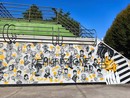 I murales danneggiati - foto dalla pagina Facebook