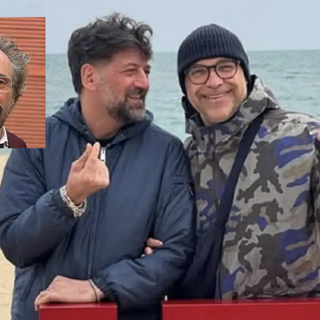 Mario Paglino e Gianni Grossi e, nel riquadro, il vicesindaco di Gallarate Rocco Longobardi