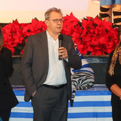 Da sinistra nella foto: Rosanna Zema, Luca Bassi e Patrizia Testa (Foto Aurora Pro Patria 1919 - Roberta Corradin)