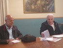 Angiolino Liguori (a destra). Accanto a lui, Domenico Godano