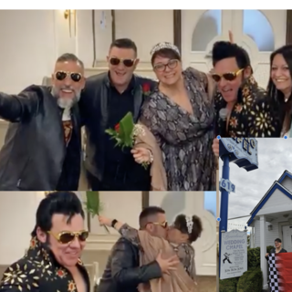 FOTO E VIDEO. Pamela e Lorenzo sposi bis 11 anni dopo: con Elvis a Las Vegas (ma vicino agli U2)