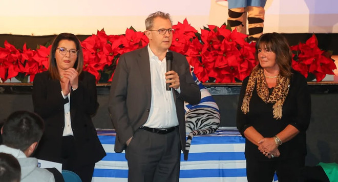 Da sinistra nella foto: Rosanna Zema, Luca Bassi e Patrizia Testa