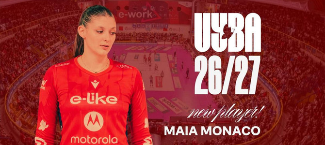 Una bustocca per la Uyba. Maia Monaco è una nuova farfalla