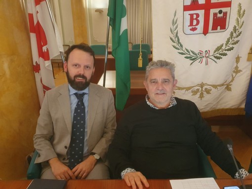 Giacomo Iametti (a sinistra) insieme al presidente Marco Magrini