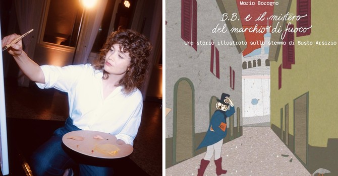 Maria Boragno e la copertina del libro