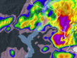 La situazione dal radar di MeteoSvizzera prima delle 18