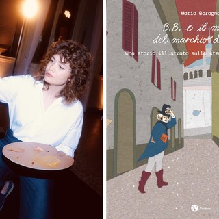 Maria Boragno e la copertina del libro