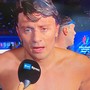 Nicolò Martinenghi dopo la semifinale dei 50 rana