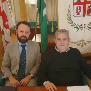 Giacomo Iametti (a sinistra) insieme al presidente Marco Magrini