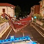 Nella foto dei vigili del fuoco alcuni danni provocati dal maltempo la scorsa notte
