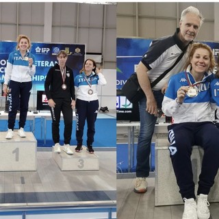 Immensa Marta Cammilletti, campionessa europea di fioretto Master: la sua commozione all'inno è contagiosa