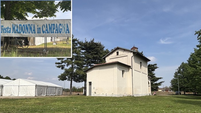 I preparativi attorno alla chiesa