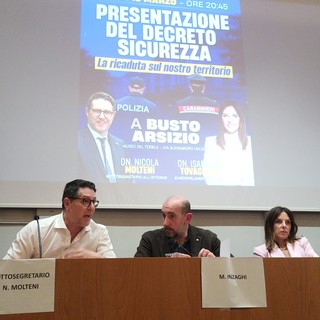 Molteni a Busto: «Sicurezza bene da proteggere senza ideologie». Priorità il «contrasto all’immigrazione illegale»