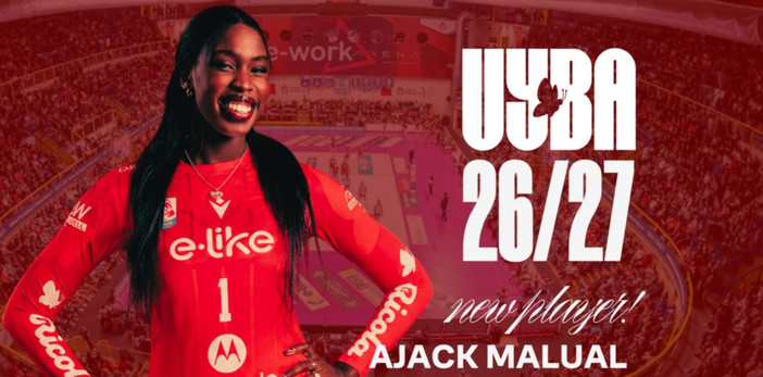 Uyba, ritorno a sorpresa: Ajack Malual in biancorosso. «Può fare il salto definitivo»