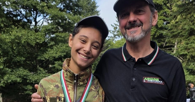 La giovane Noemi Manco e il presidente Enrico Mascetti