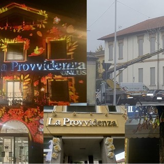 La Provvidenza pronta a passare da scenario autunnale a natalizio,  preparativi a Borsano e sotto prime luci sui negozi a Sant'Edoardo