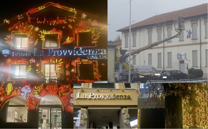 La Provvidenza pronta a passare da scenario autunnale a natalizio,  preparativi a Borsano e sotto prime luci sui negozi a Sant'Edoardo