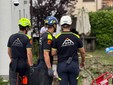 Qui e nelle prossime foto del Corpo Volontari di Protezione Civile - Nucleo Mobile di Pronto Intervento le operazioni di soccorso nel nord della provincia e in particolare a Porto Ceresio e in Valceresio