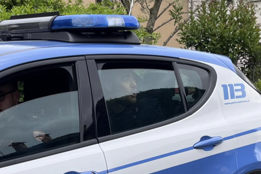 Manfrinati al momento dell'arresto