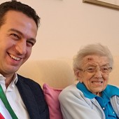 Gli auguri del sindaco Orlandi ad Anna Zappa che oggi compie 105 anni