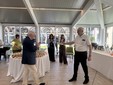 Il brindisi tra il presidente Chierichetti e il vice Mazzucchelli