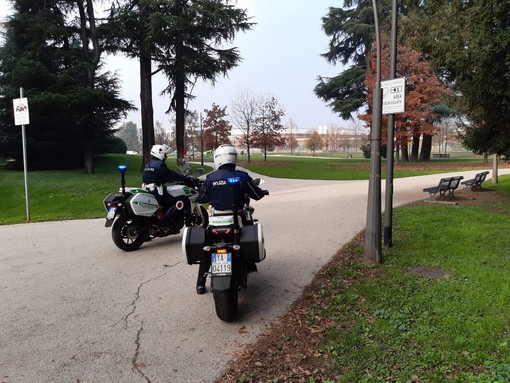 È intervenuta la polizia locale di Legnano