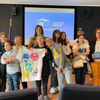 I ragazzi con disabilità al Parlamento Europeo: «L’auspicio è che questo viaggio sia l’inizio di un percorso che li porterà in giro per il mondo»