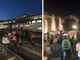 Manifestanti sui binari della stazione Fs e in piazza Garibaldi