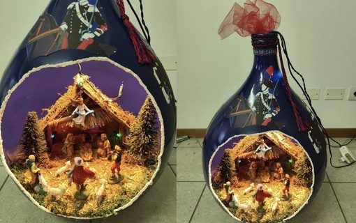 Il presepe donato e un particolare